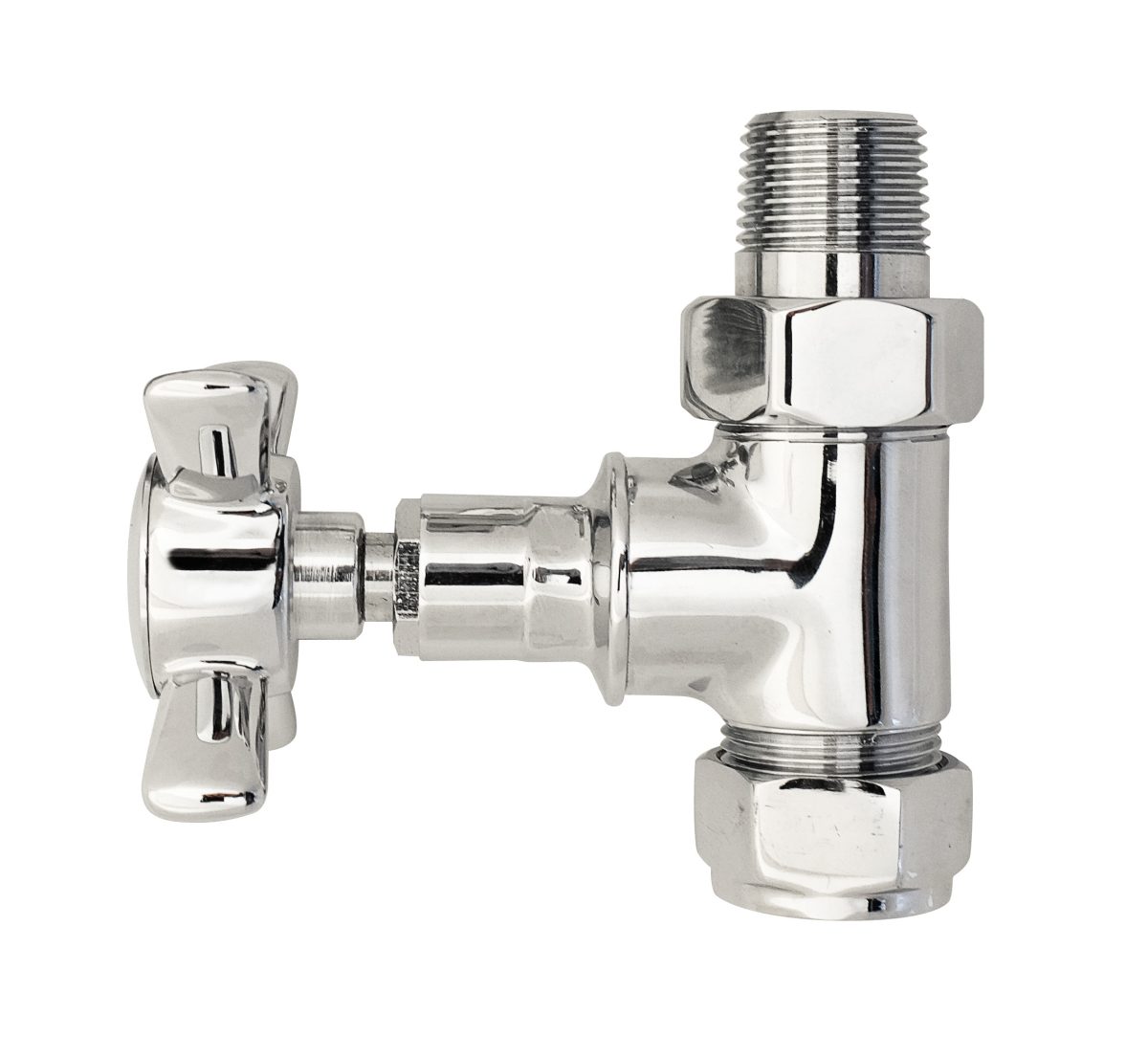 Crosshead Straight Radiator Valve Pack (Pairs) - Image 1