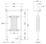 Small Harrow Traditional Radiator - Image 2