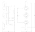 Triple Thermostatic Shower Valve - Image 3