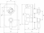 Twin Thermostatic Shower Valve - Image 3