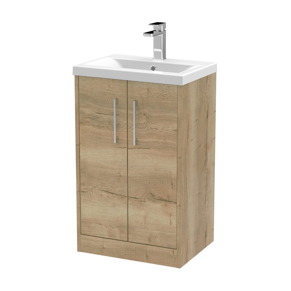 500mm Floor Standing 2 Door Vanity & Basin 1 - Image 1