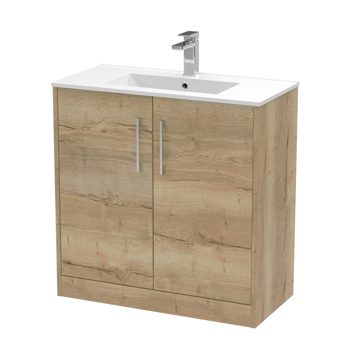 800mm Floor Standing 2 Door Vanity & Basin 2 - Image 1