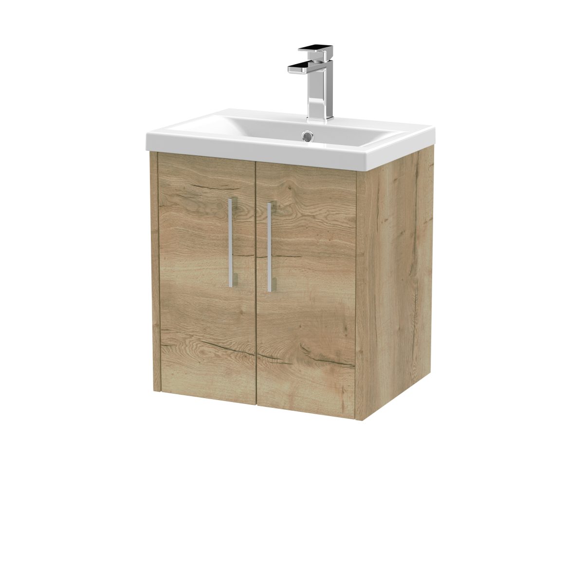 500mm Wall Hung 2 Door Vanity & Basin 1 - Image 1