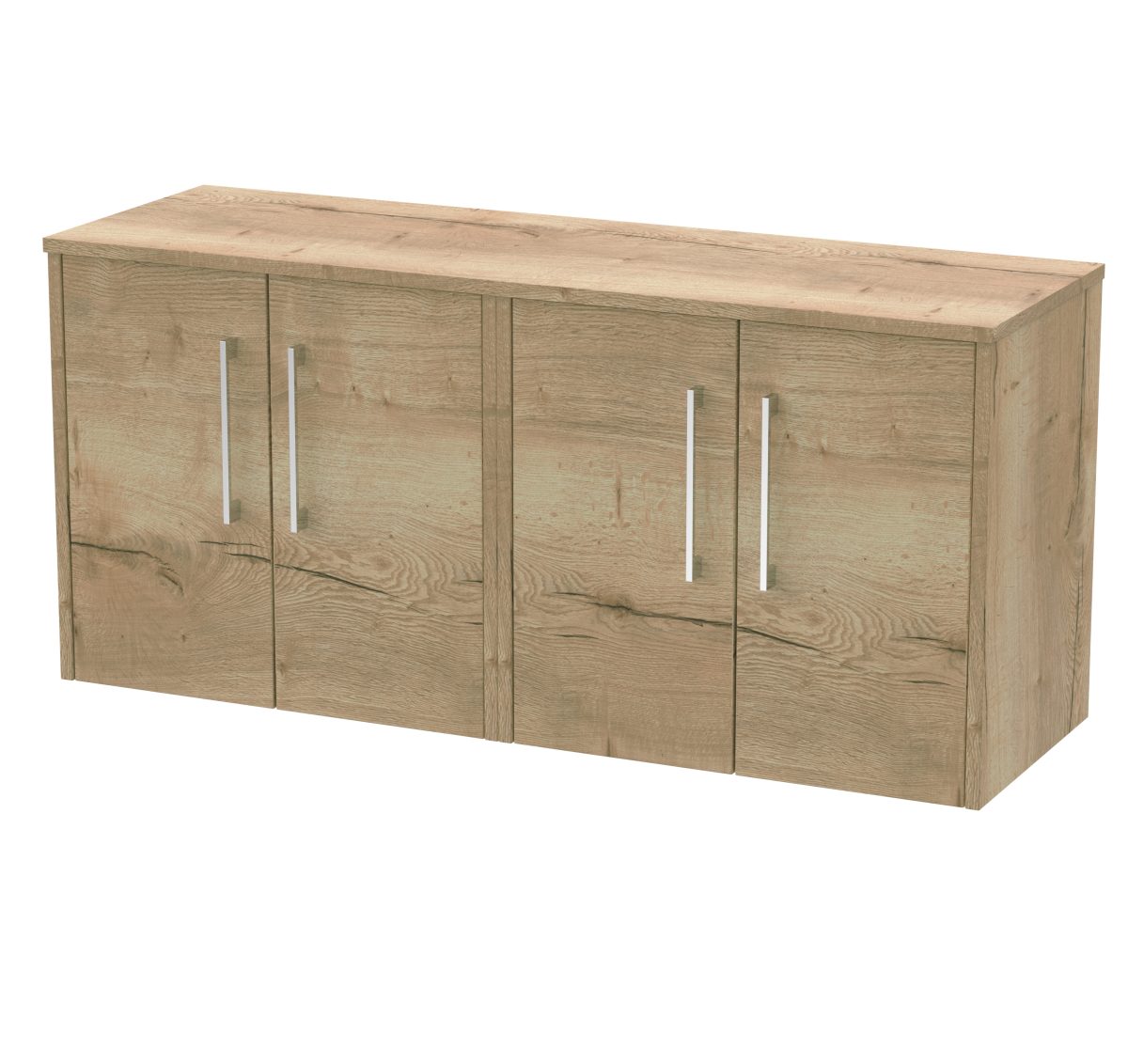 1200mm Wall Hung 4 Door Vanity & Worktop - Image 1