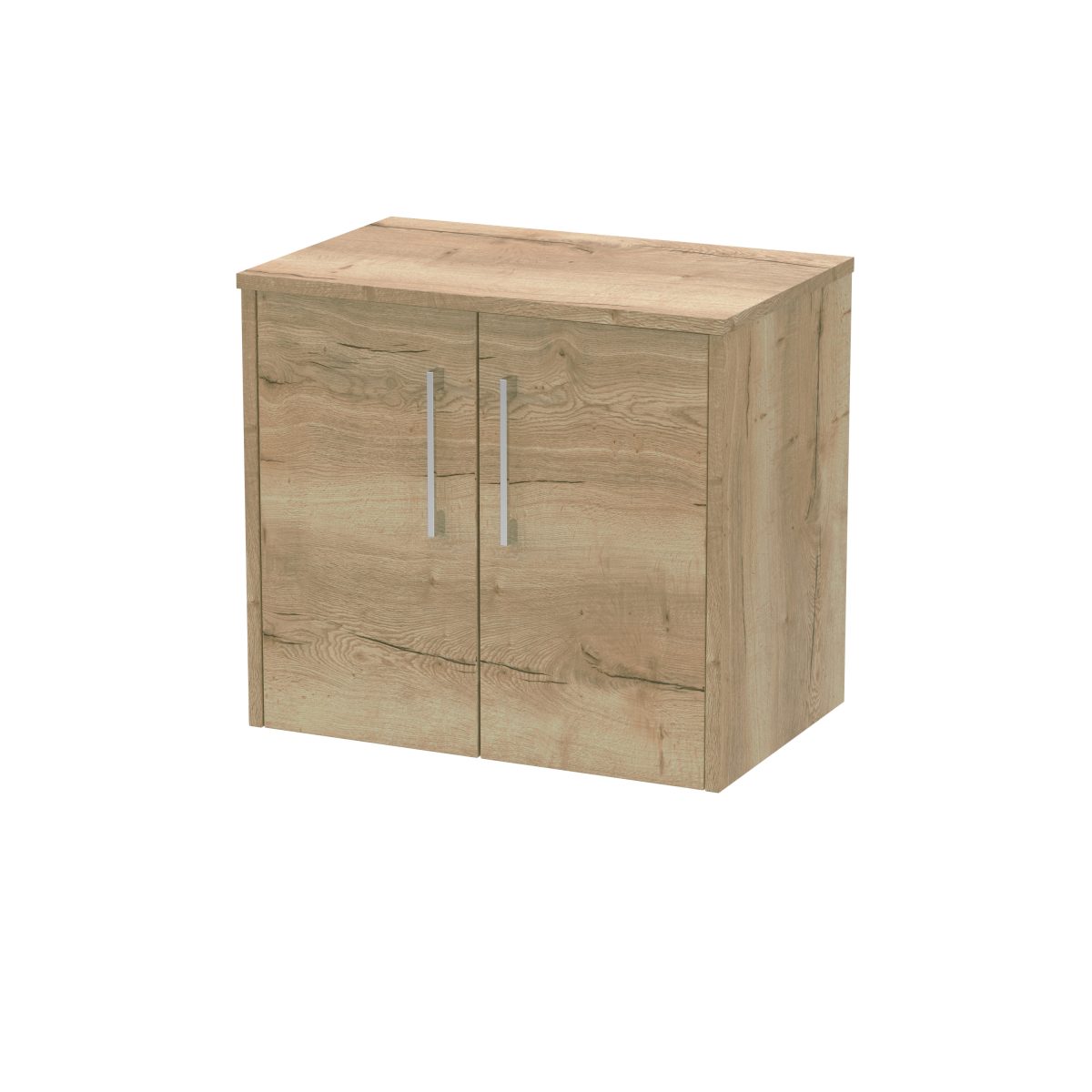 600mm Wall Hung 2 Door Vanity & Worktop - Image 1