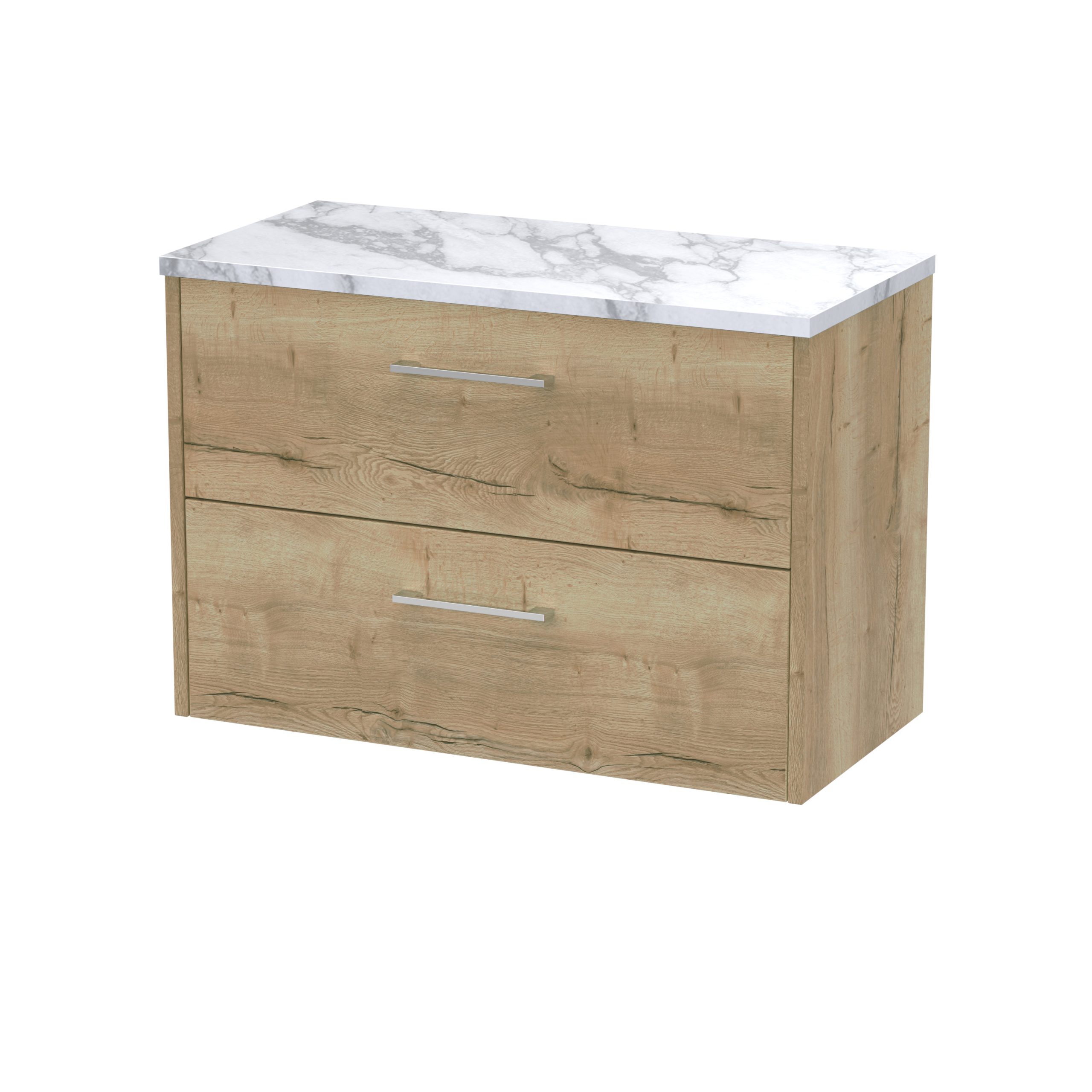 jnu1826lcm_furn_v1_co.jpg 800 Wall Hung 2-Drawer Vanity & Laminate Worktop - Image 1