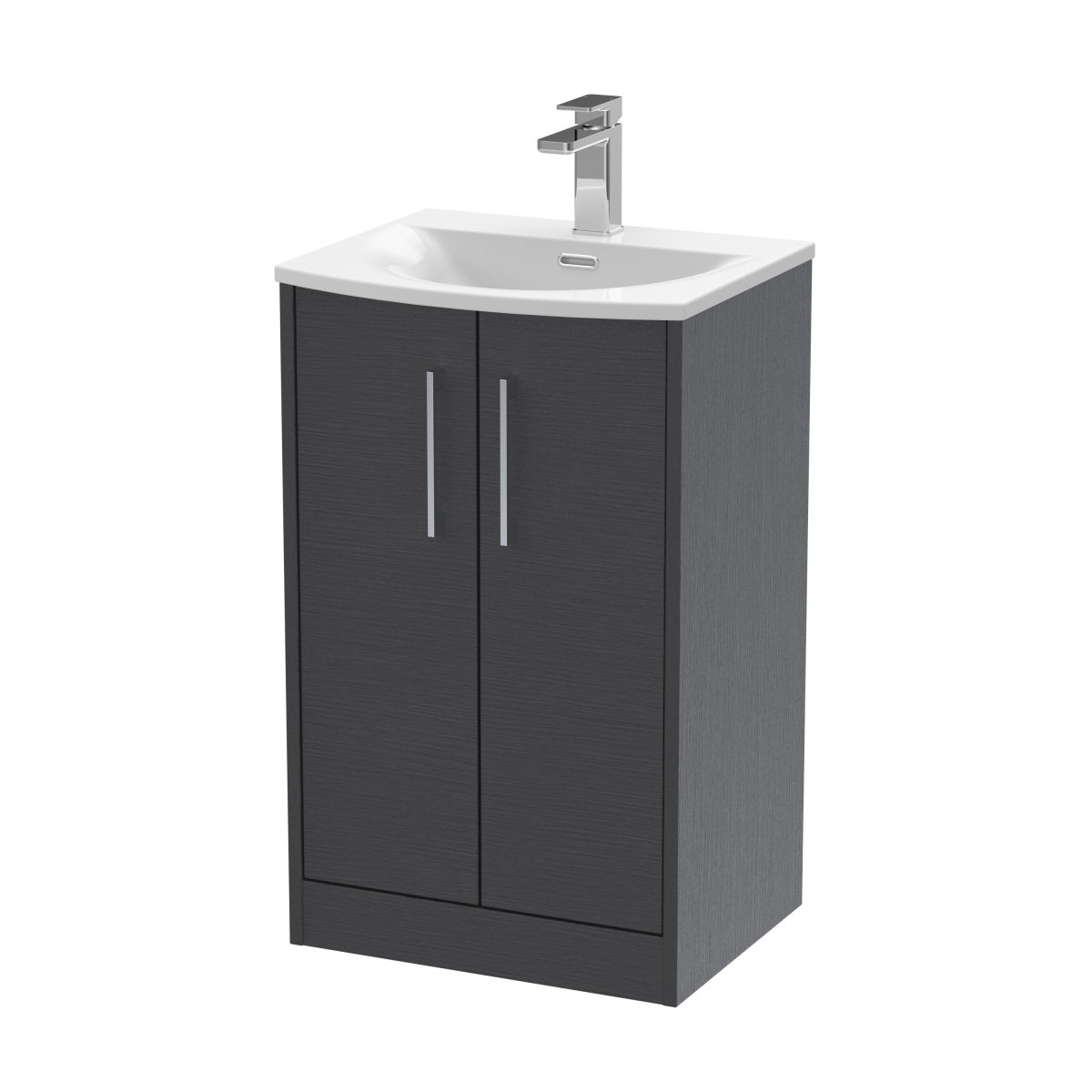500mm Floor Standing 2 Door Vanity & Basin 4 - Image 1