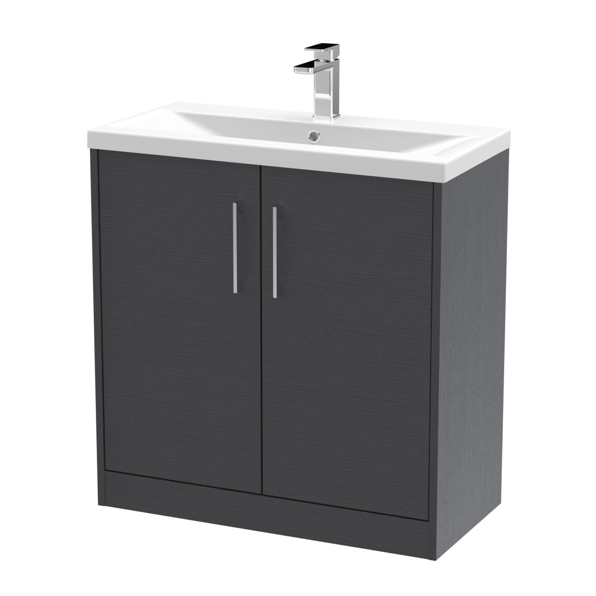 800mm Floor Standing 2 Door Vanity & Basin 1 - Image 1
