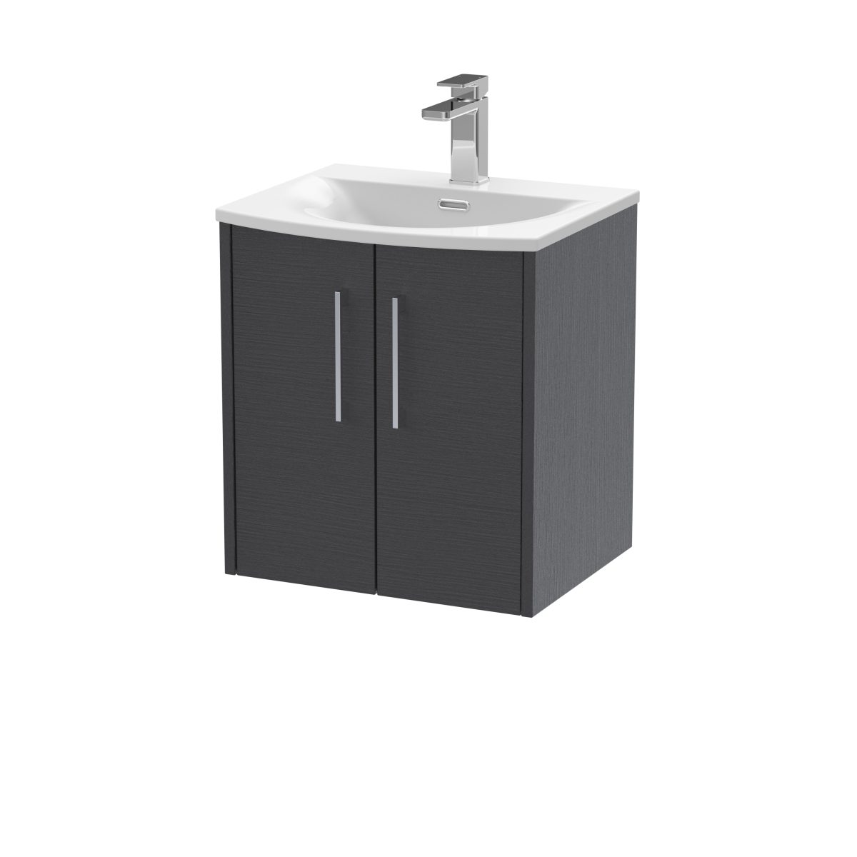 500mm Wall Hung 2 Door Vanity & Basin 4 - Image 1