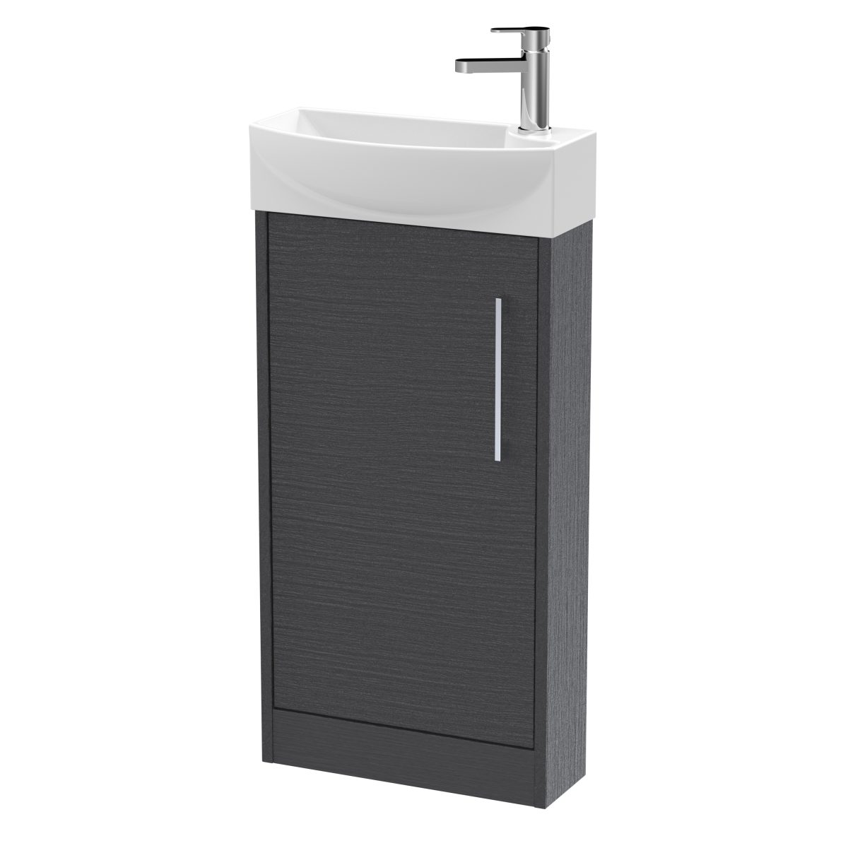 440mm Floor Standing 1 Door Unit & 1TH Basin LH - Image 1