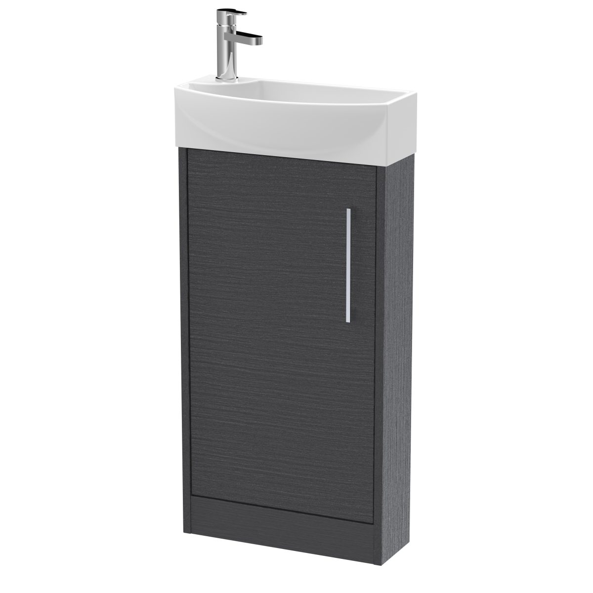 440mm Floor Standing 1 Door Unit & 1TH Basin RH - Image 1