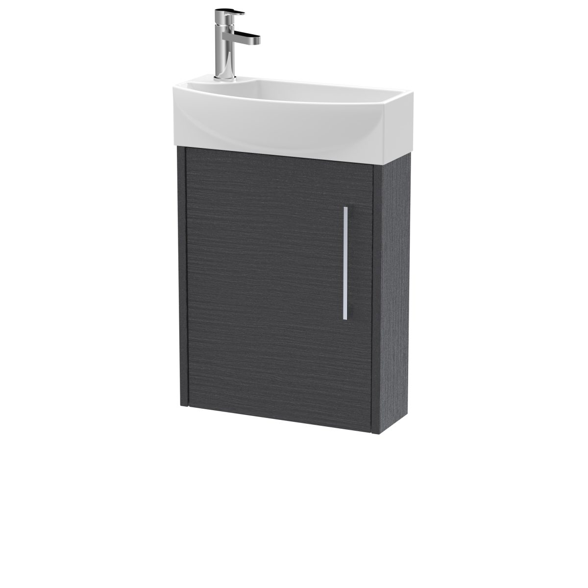 440mm Wall Hung 1 Door Unit & 1TH Basin RH - Image 1