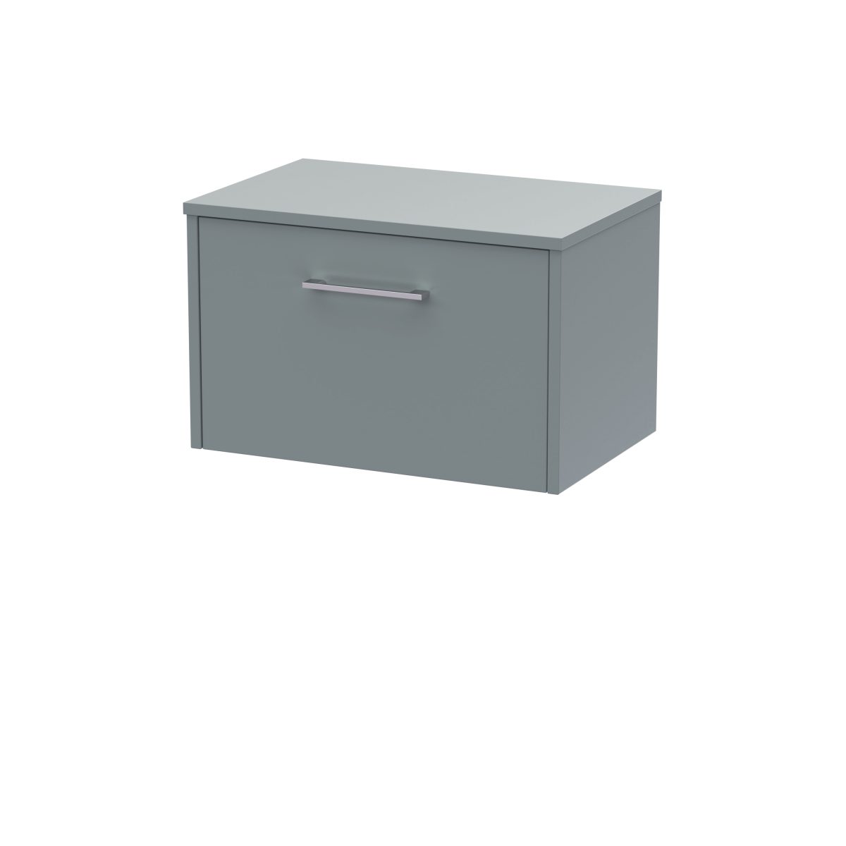 600mm Wall Hung Single Drawer Vanity & Worktop - Image 1