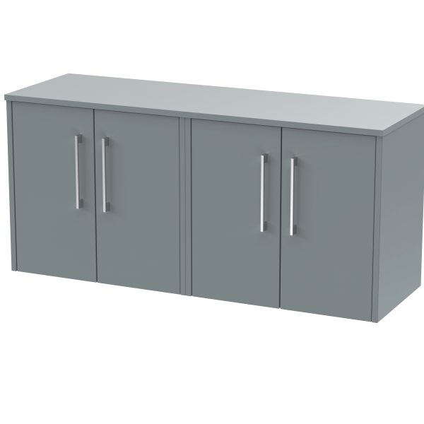 1200mm Wall Hung 4 Door Vanity & Worktop