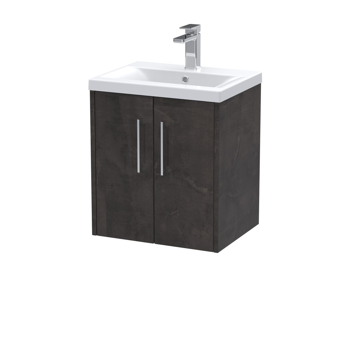 500mm Wall Hung 2 Door Vanity & Basin 1 - Image 1