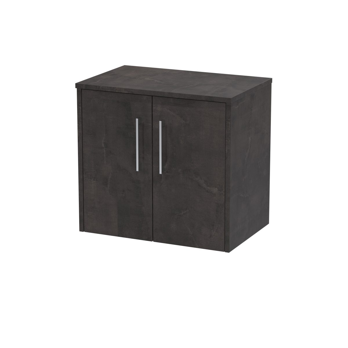 600mm Wall Hung 2 Door Vanity & Worktop - Image 1