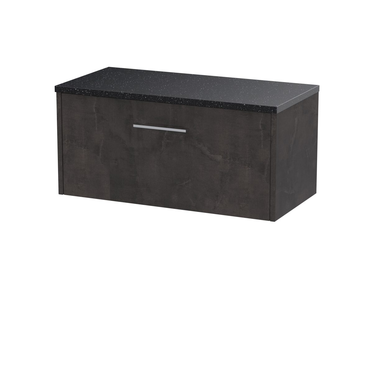 800mm Wall Hung 1 Drawer Vanity & Worktop - Image 1