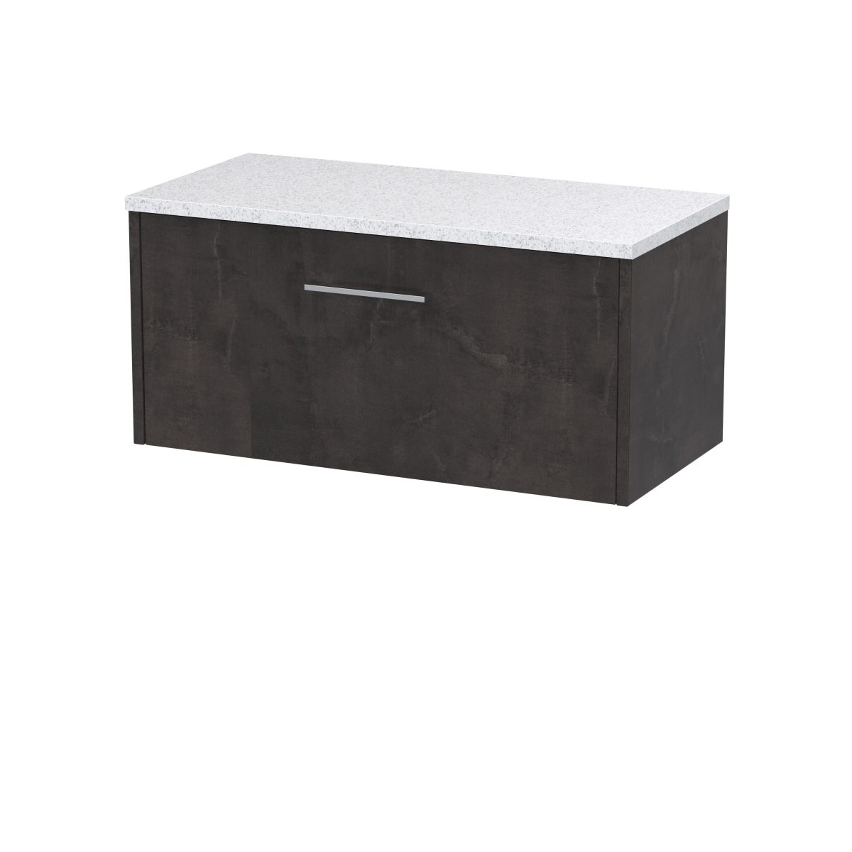 800mm Wall Hung 1 Drawer Vanity & Worktop - Image 1