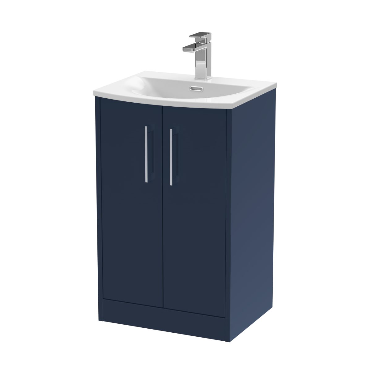 500mm Floor Standing 2-Door Vanity & Basin 4 - Image 1