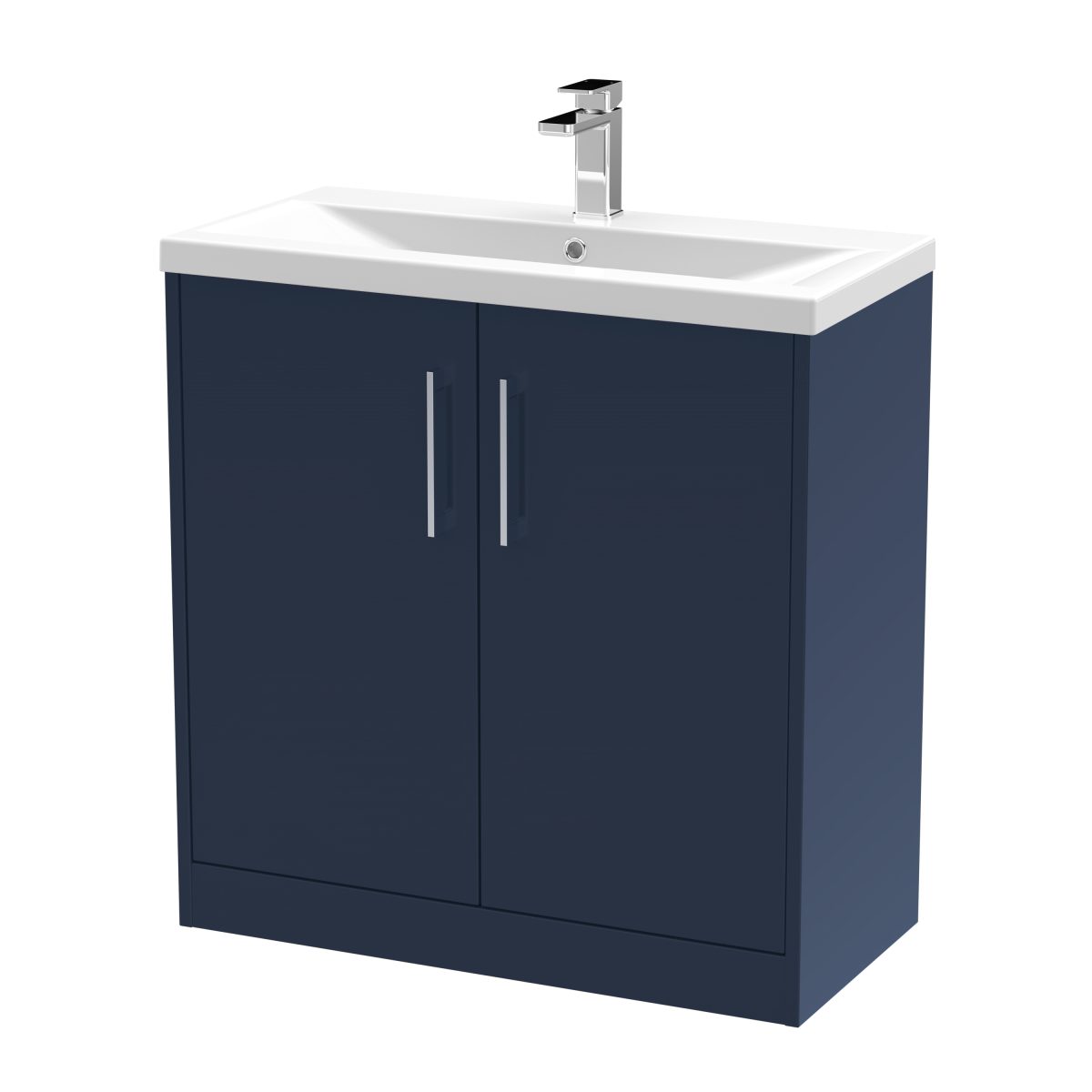 800mm Floor Standing 2-Door Vanity & Basin 1 - Image 1