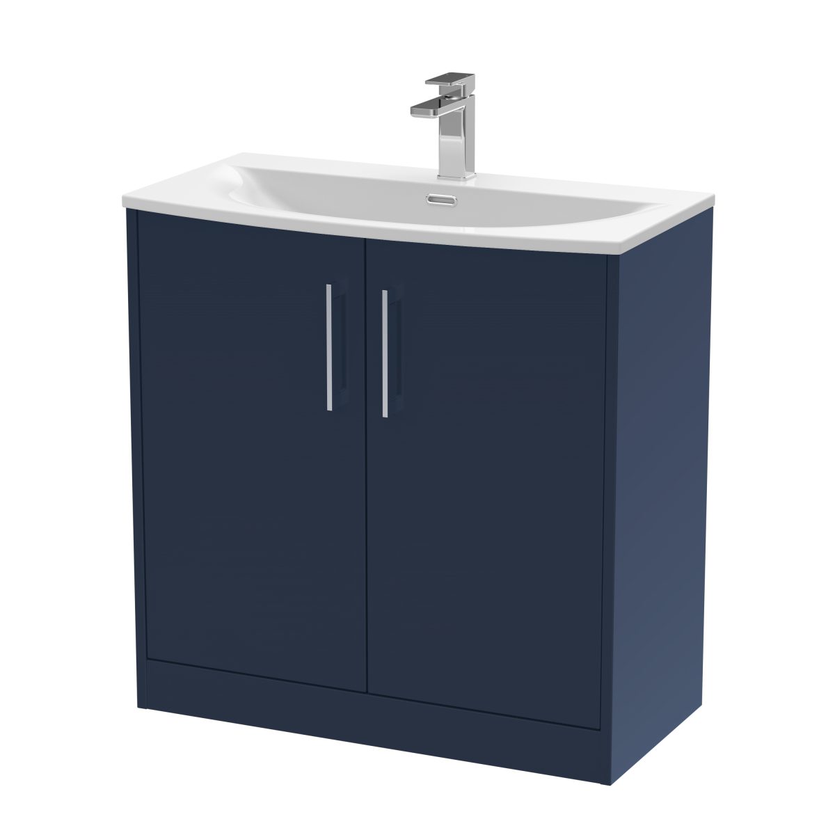 800mm Floor Standing 2-Door Vanity & Basin 4 - Image 1
