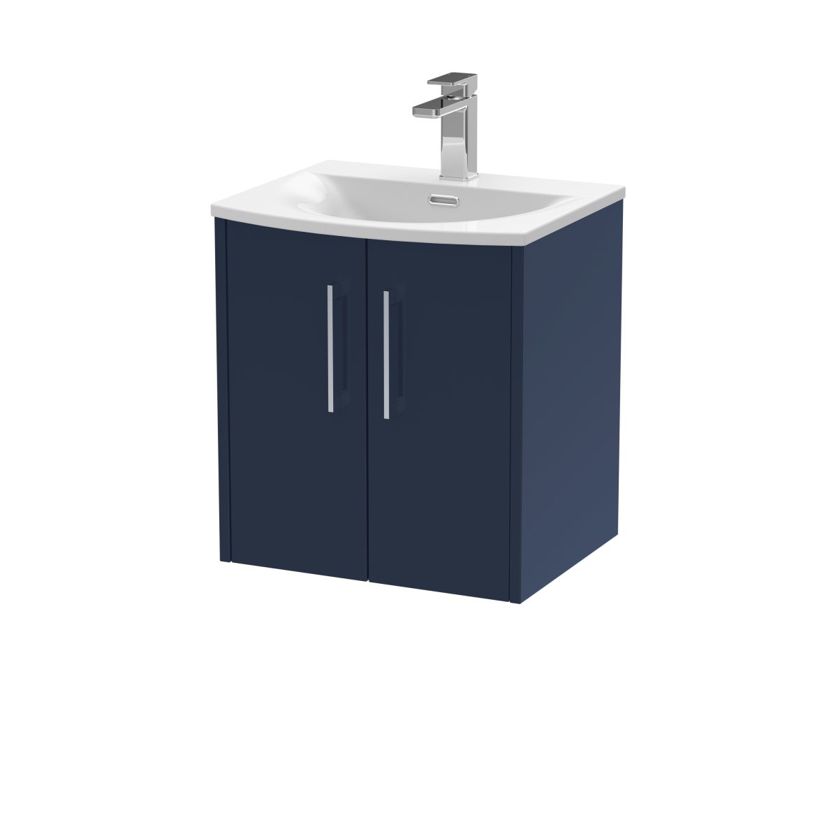 500mm Wall Hung 2-Door Vanity & Basin 4 - Image 1