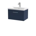 600mm Wall Hung Single Drawer Vanity & Basin 1