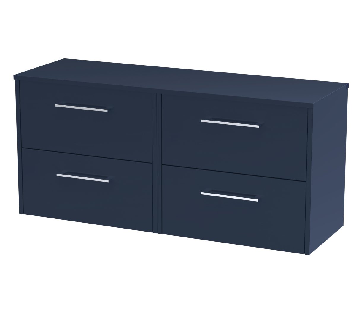 1200mm Wall Hung 4-Drawer Vanity & Worktop - Image 1