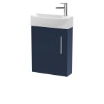 440mm Wall Hung 1-Door Unit & 1TH Basin LH
