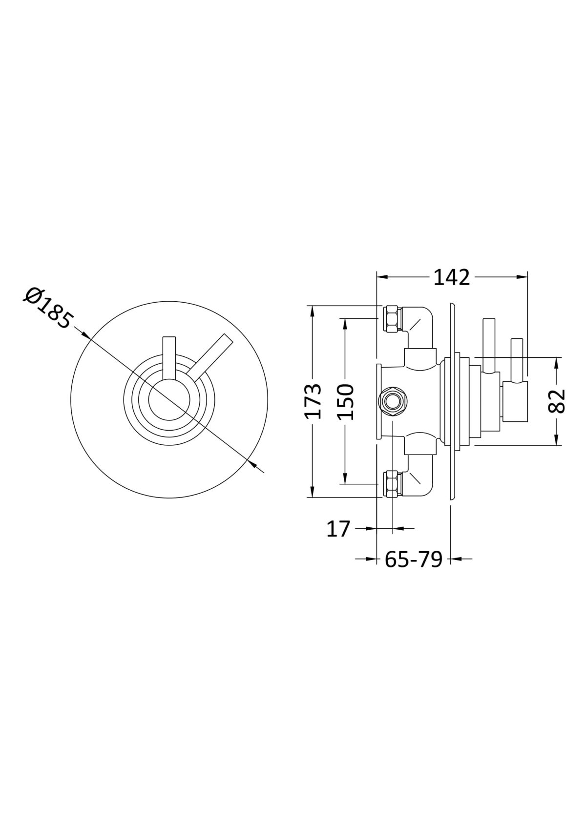 Concealed Thermostatic Shower Valve - Image 3