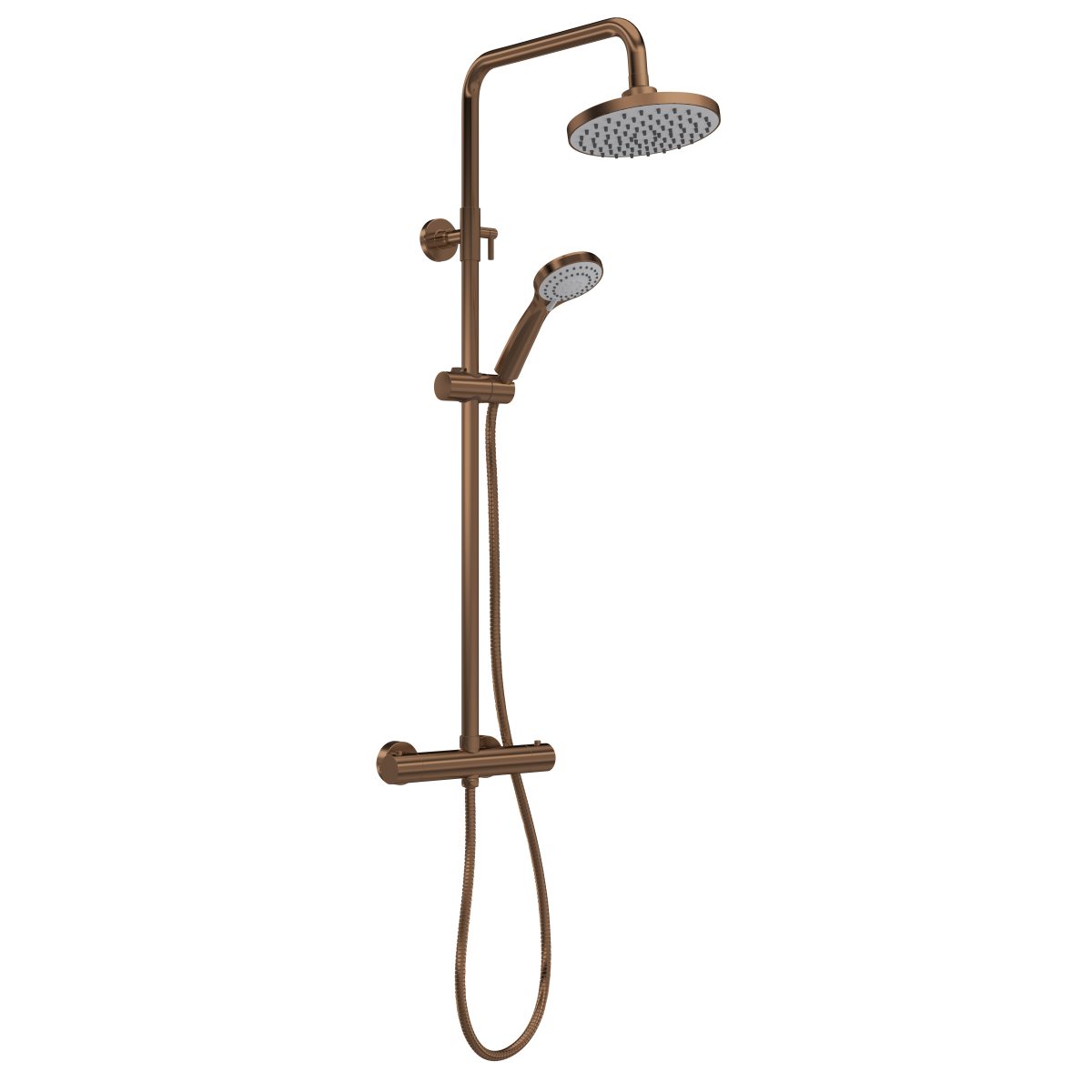 Round Thermostatic Bar Valve & Kit - Image 1