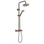 Round Thermostatic Bar Valve & Kit
