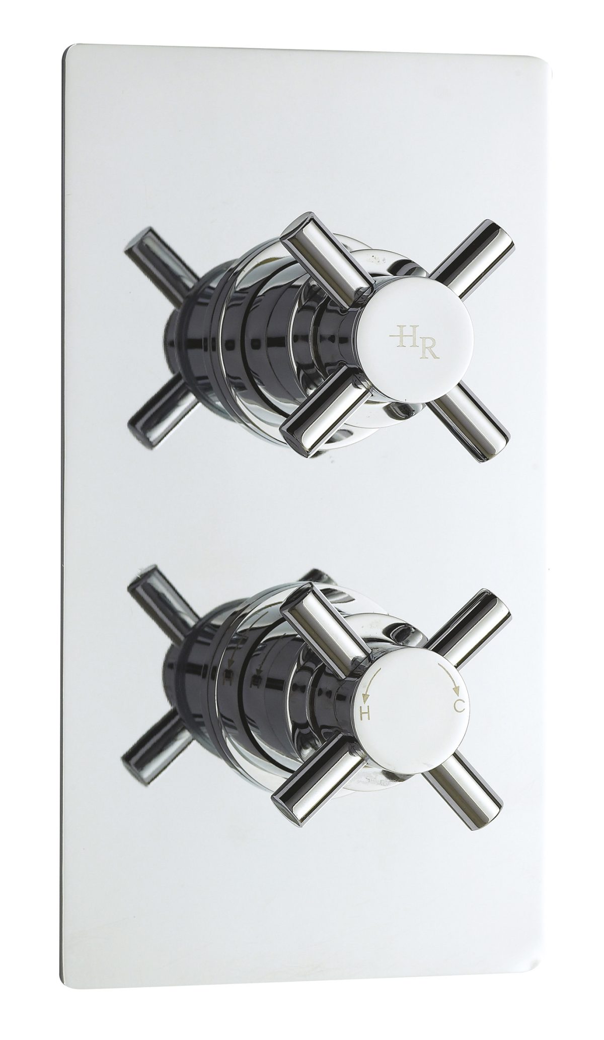 Twin Thermostatic Shower Valve With Diverter - Image 1