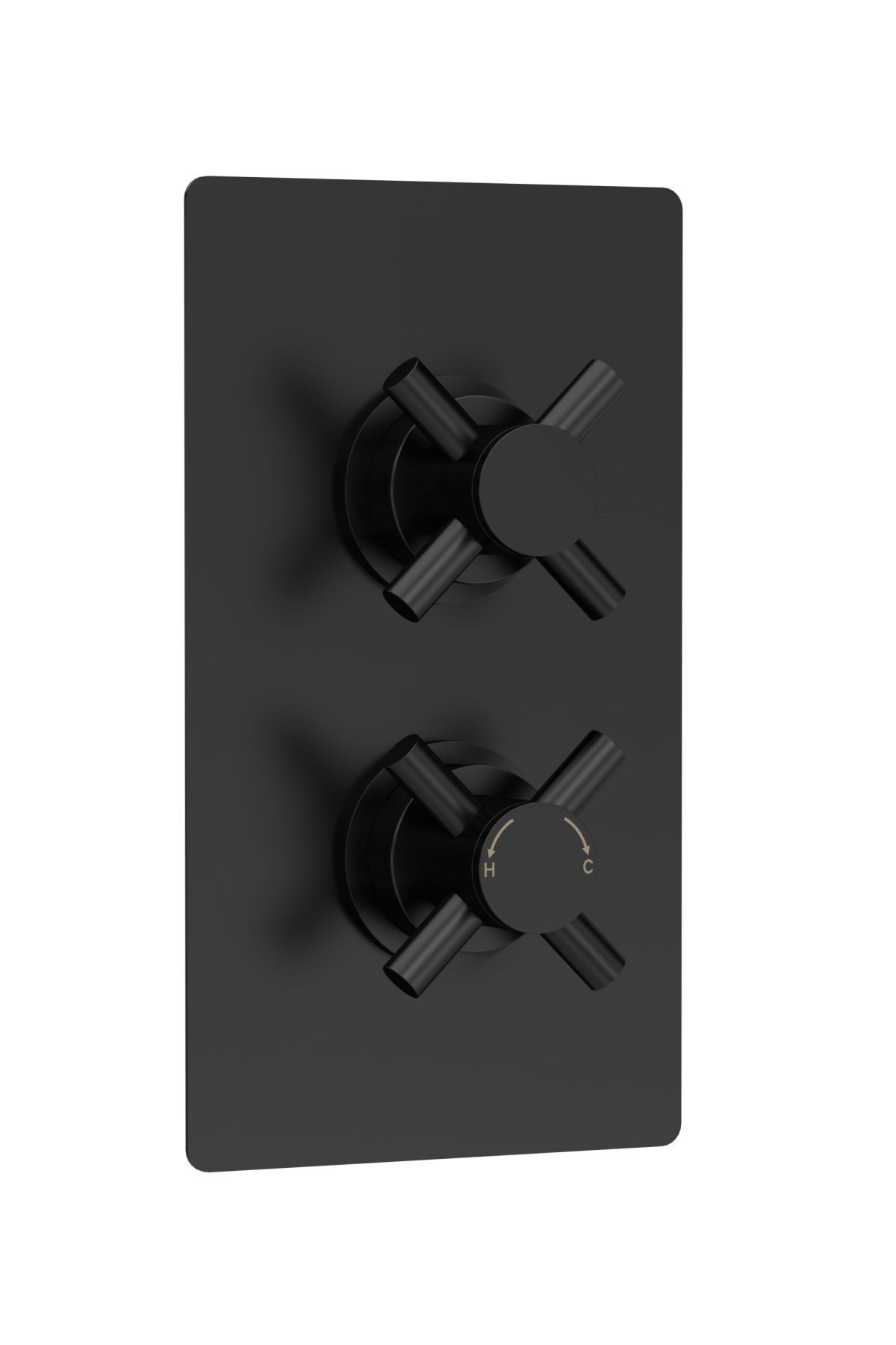 Twin Thermostatic Shower Valve With Diverter - Image 1