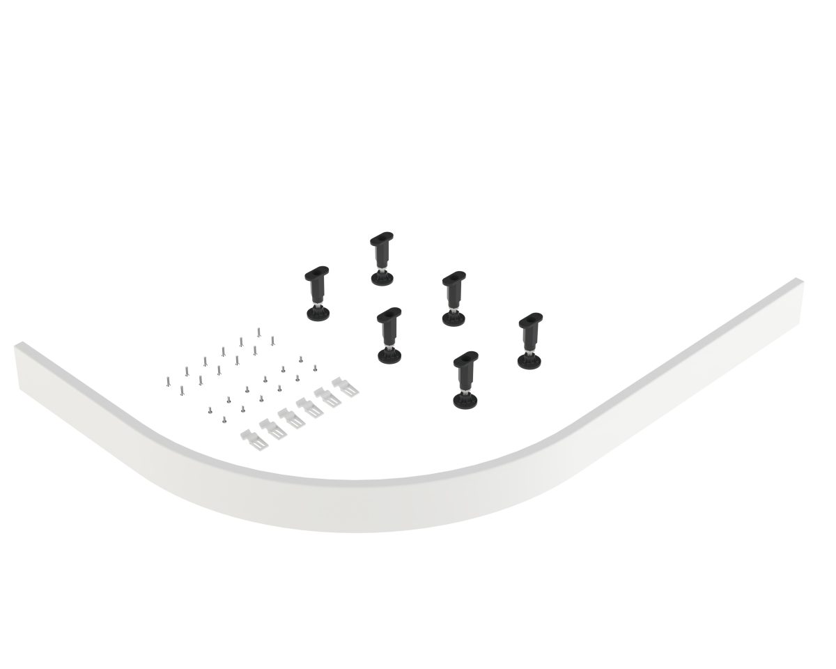 Leg Set & Plinth Kit (900x900 Curved Plinth) - Image 1