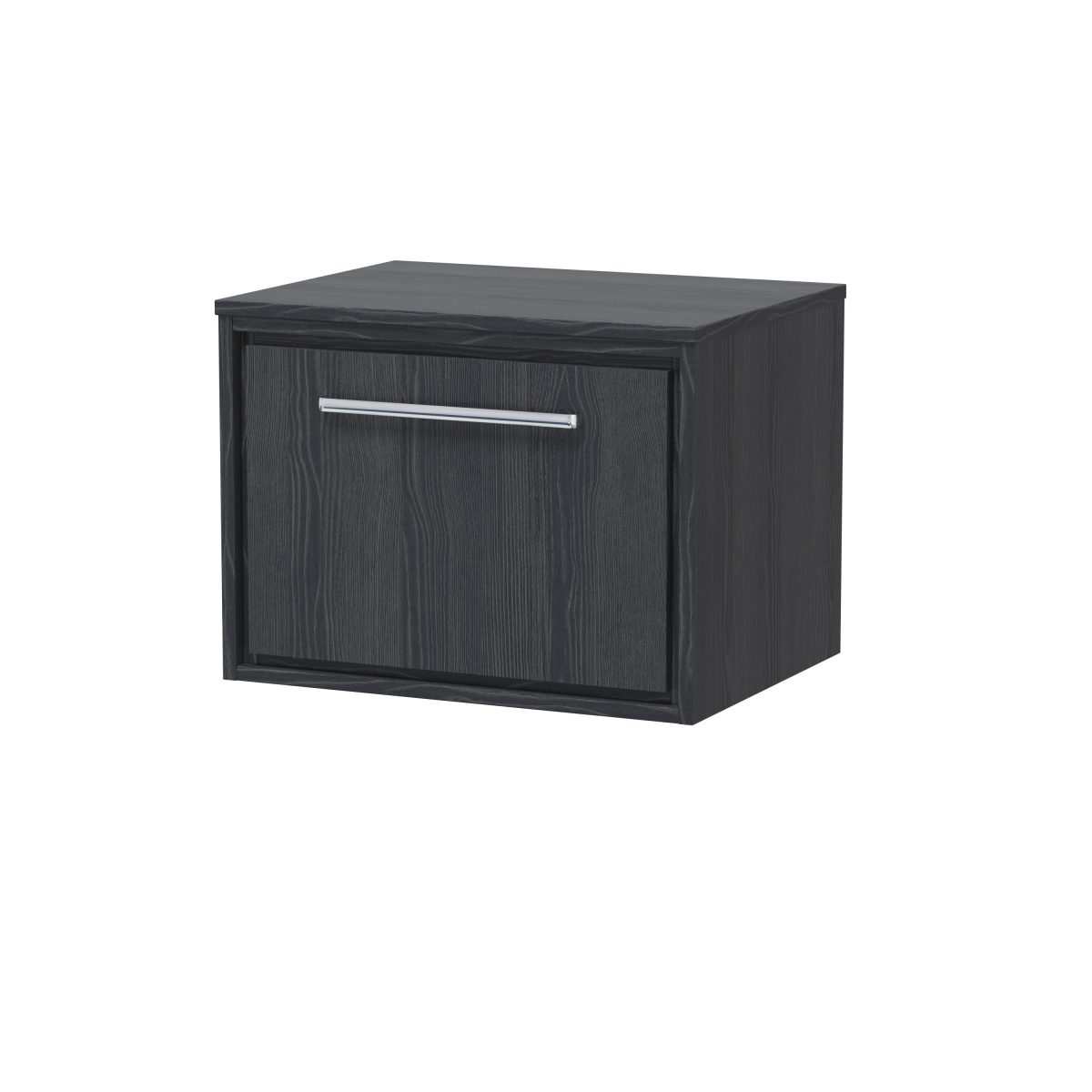 600mm Wall Hung Single Drawer Vanity with Worktop - Image 1