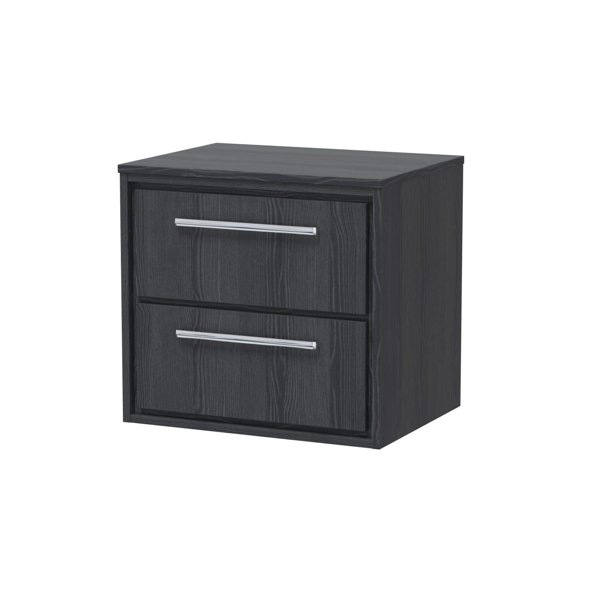 600mm Wall Hung 2-Drawer Vanity with Worktop - Image 1