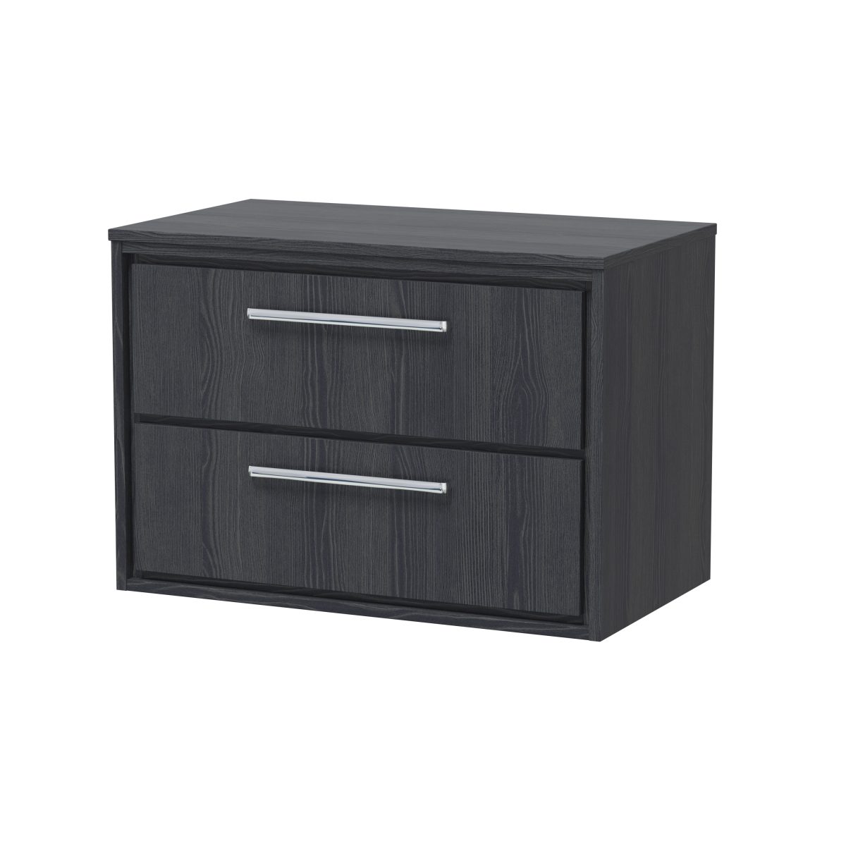 800mm Wall Hung 2-Drawer Vanity with Worktop - Image 1