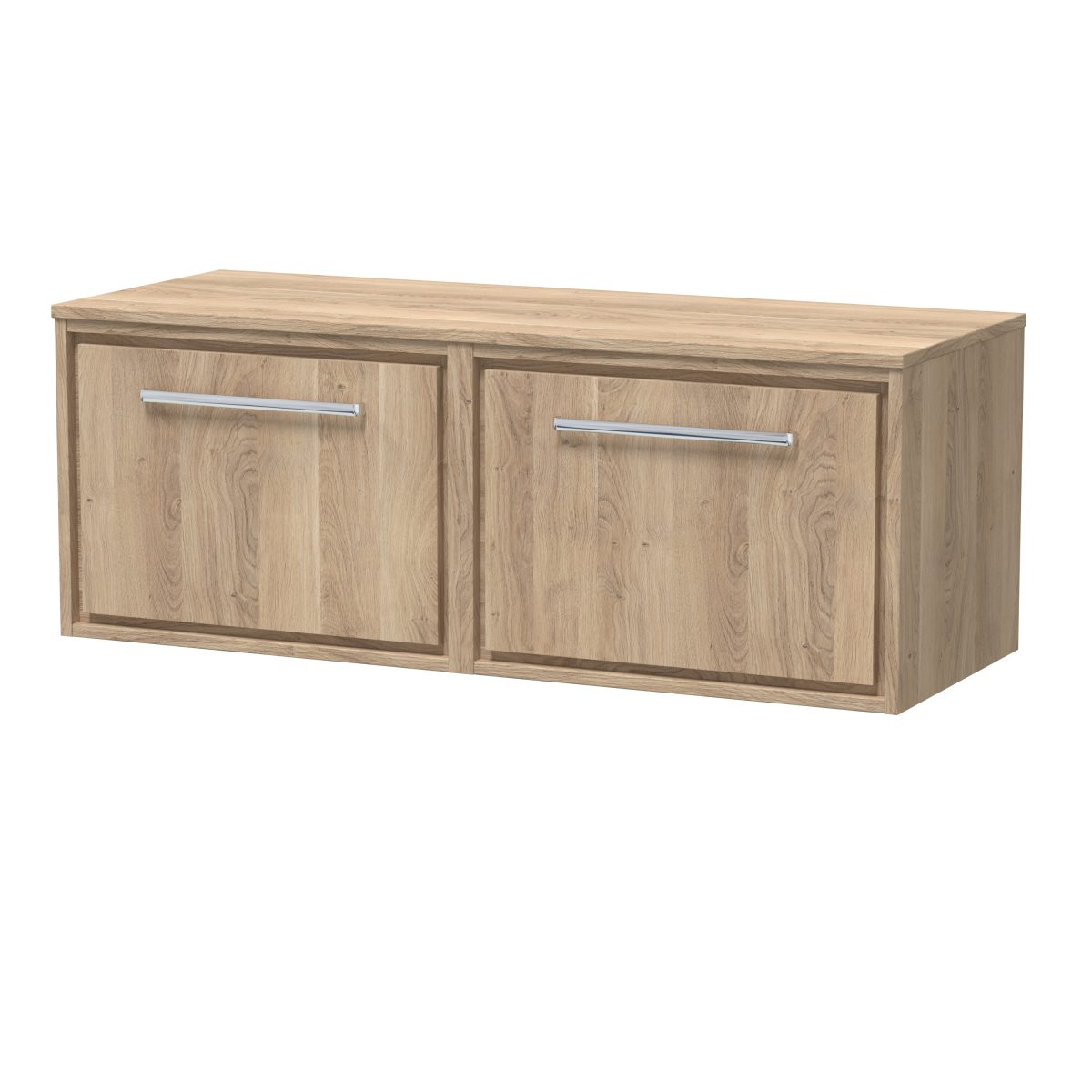 1200mm Wall Hung Single Drawer Vanity with Worktop - Image 1