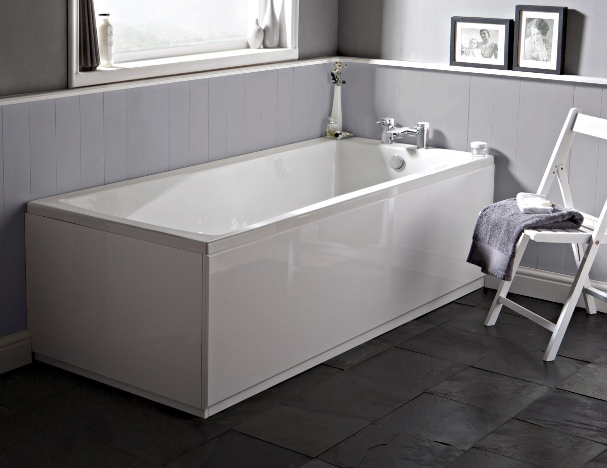 Square Single Ended Bath 1700 x 750mm - Image 2