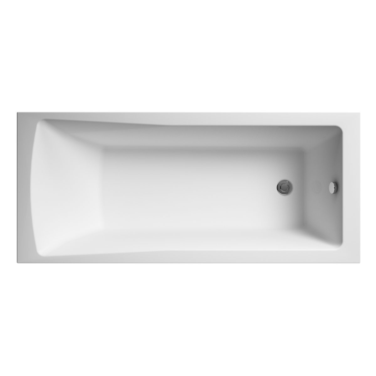 Square Single Ended Bath 1700 x 750mm - Image 1