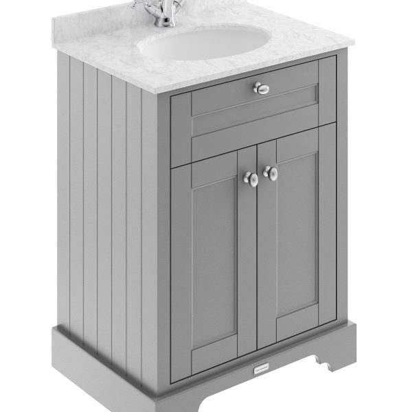 600mm Cabinet & Marble Top (1TH)