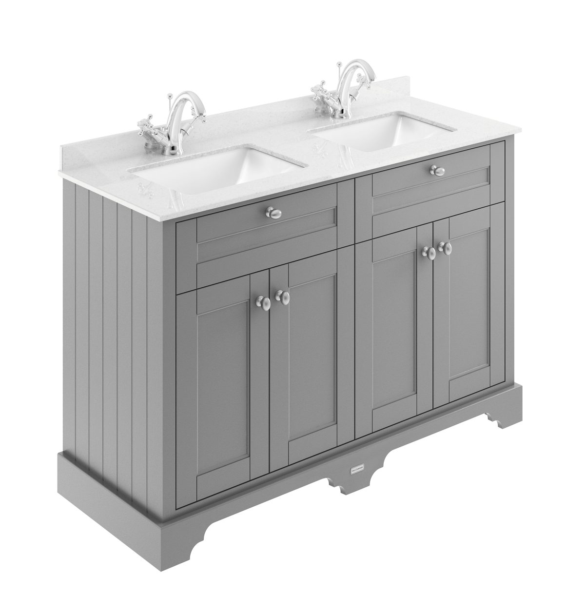1200mm Cabinet & Double Marble Top (1TH) - Image 1