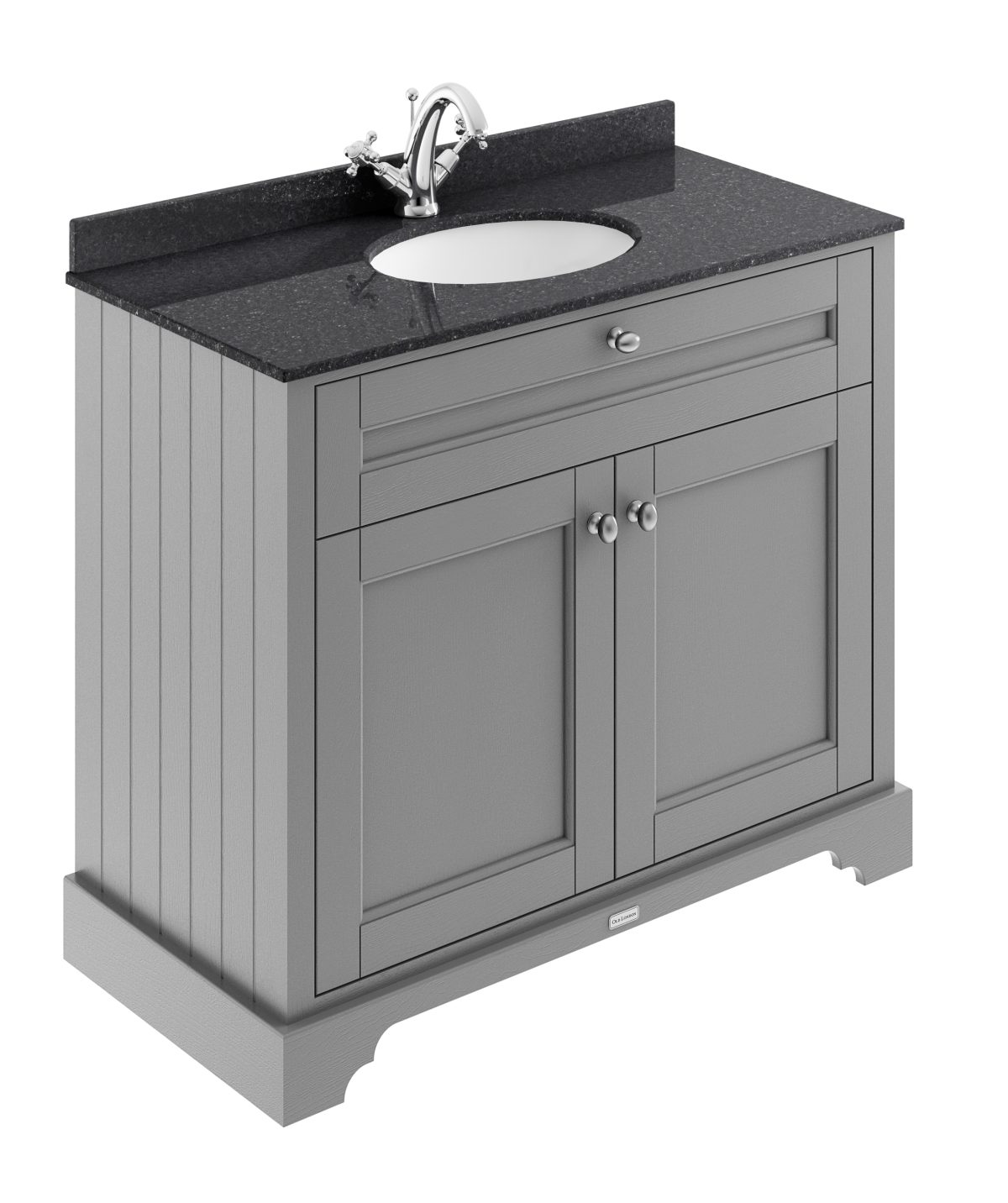 1000mm Cabinet & Marble Top (1TH) - Image 1