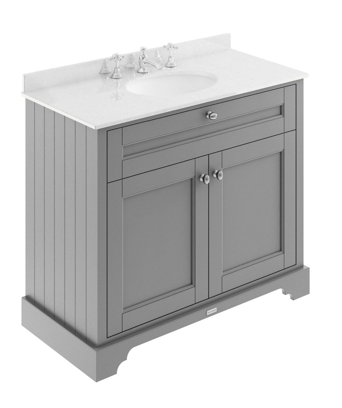 1000mm Cabinet & Marble Top (3TH) - Image 1