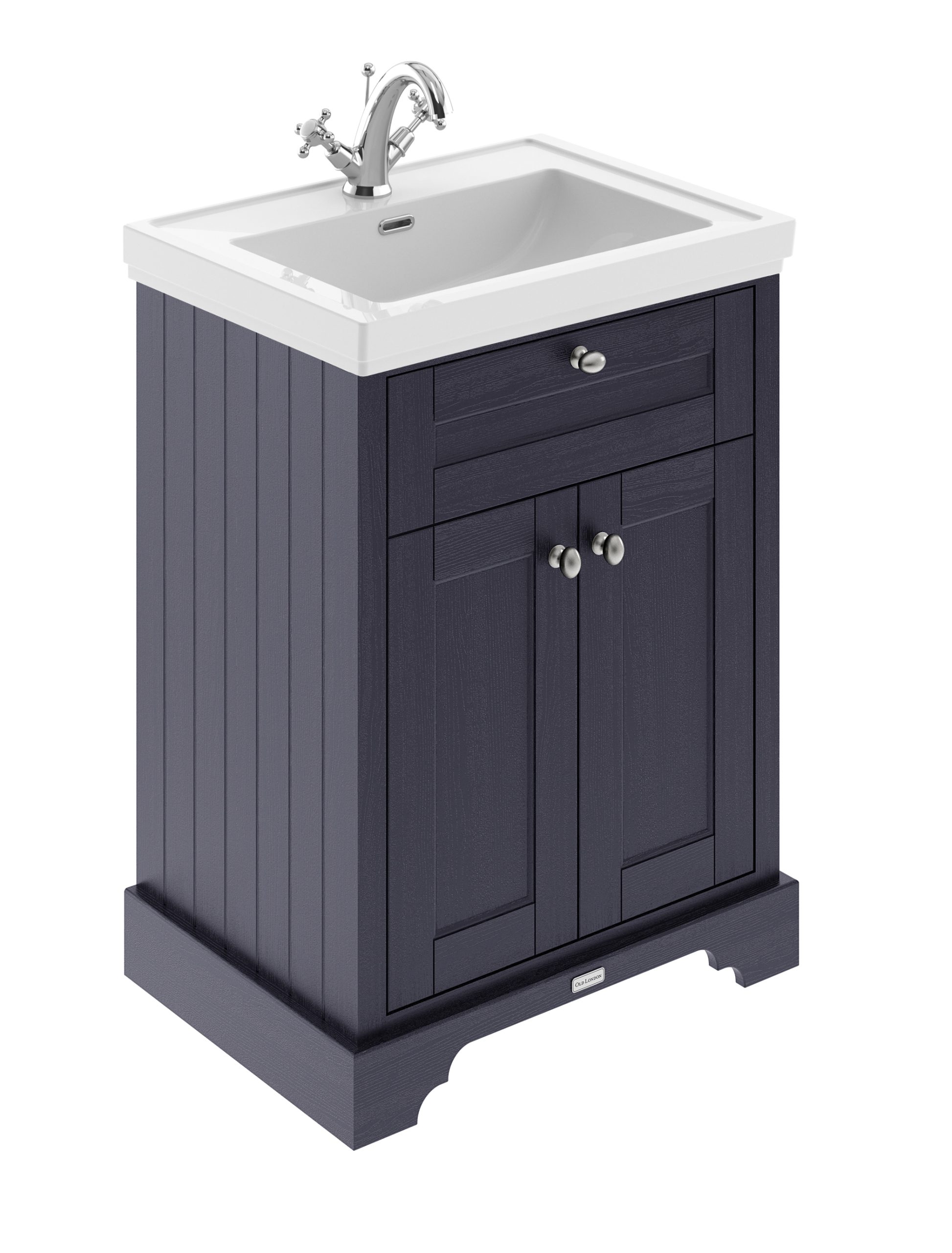 lof304_furniture_v1_co.jpg 600mm 2-Door Vanity & Classic Basin 1TH - Image 1