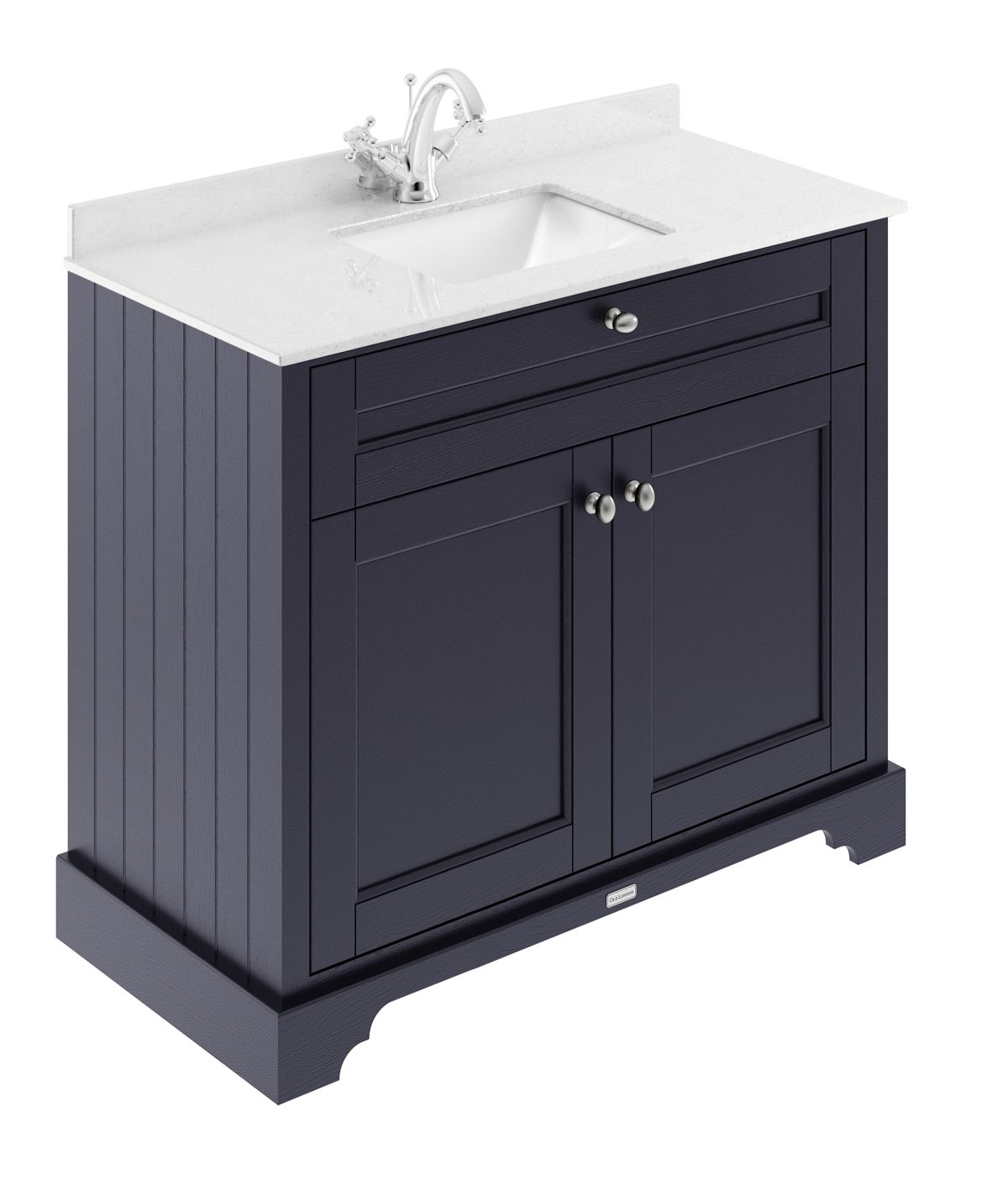 1000mm Cabinet & Marble Top (1TH) - Image 1