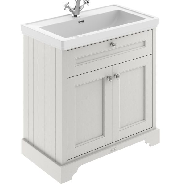 800mm 2-Door Vanity & Classic Basin 1TH