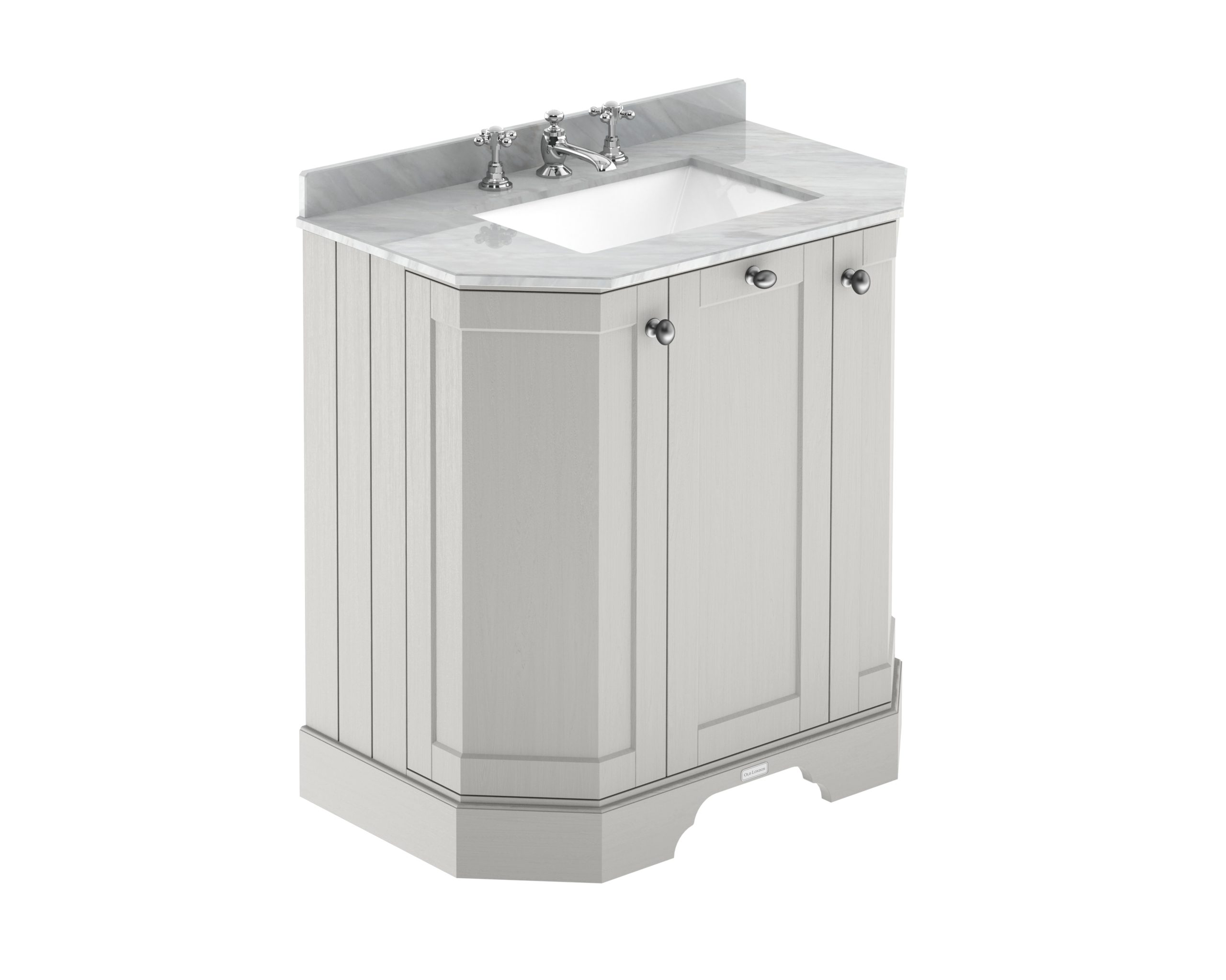 lof413_furniture_v1_co.jpg 750mm 3-Door Angled Unit & Marble Top 3TH - Image 1