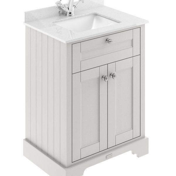 600mm Cabinet & Marble Top (1TH)